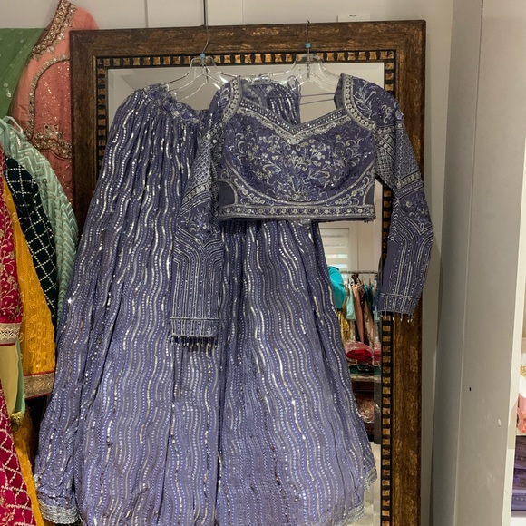 Designer lenghas for sale more on Instagram page shandesigns2020 - Picture 9 of 11